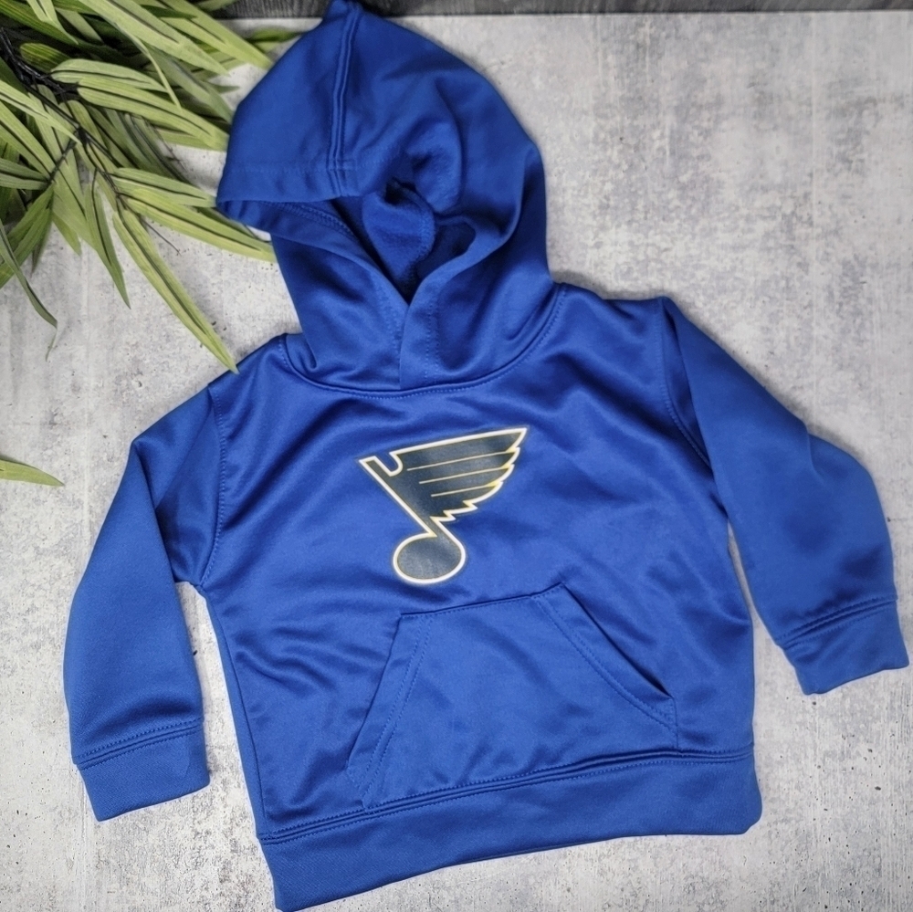 NHL St. Louis Blues Hockey Hoodie Sweatshirt Kids Size 18M